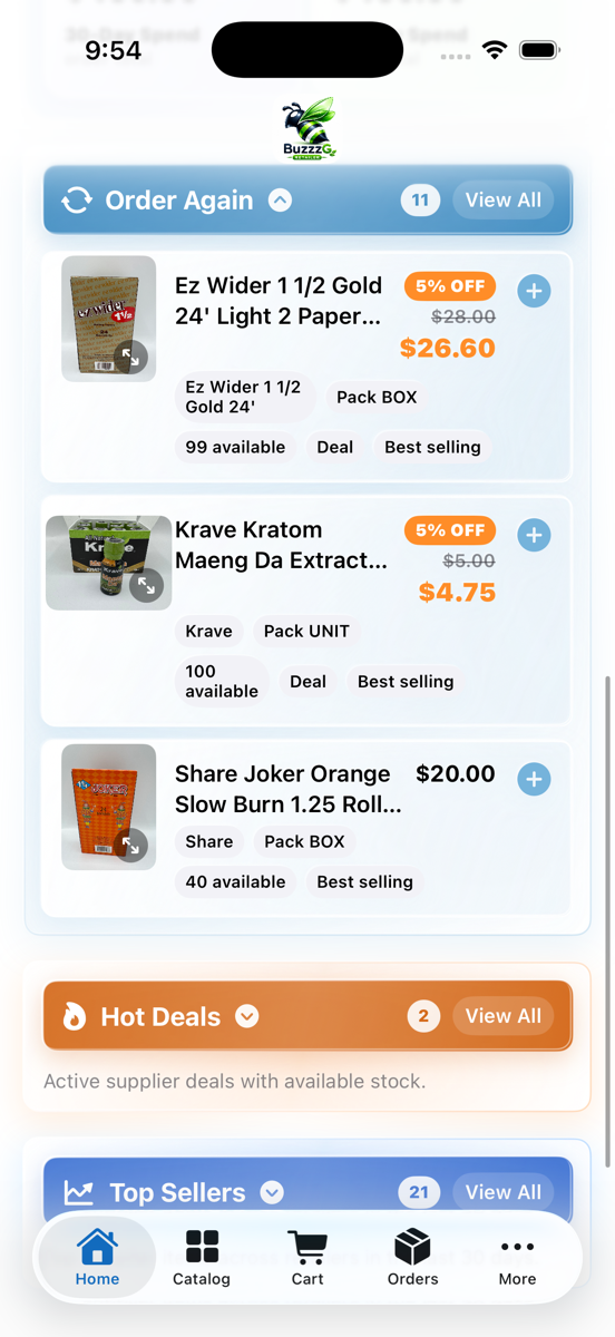 Order Again screenshot